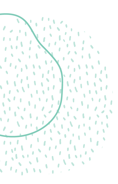 Green Shape with Line